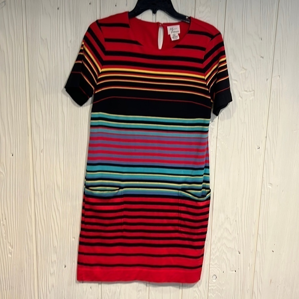 Andrea Jovine T Shirt Dress Pockets Medium
